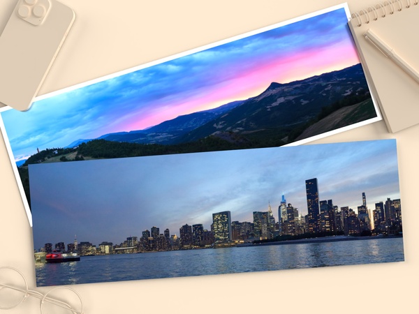 Découvrez notre tirage photo panoramique 15x45 avec papier brillant, un format idéal pour capturer des paysages époustouflants.